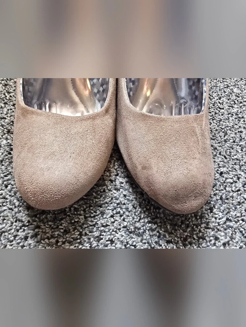 Dexflex Comfort Faux-Suede Closed-Toe Wedge Pumps Womens Size 9